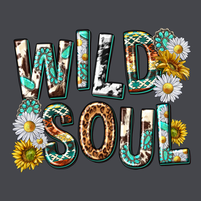 Western Wild Soul With Sunflowers Long Sleeve Tee by texasbilliewilder | Teevron