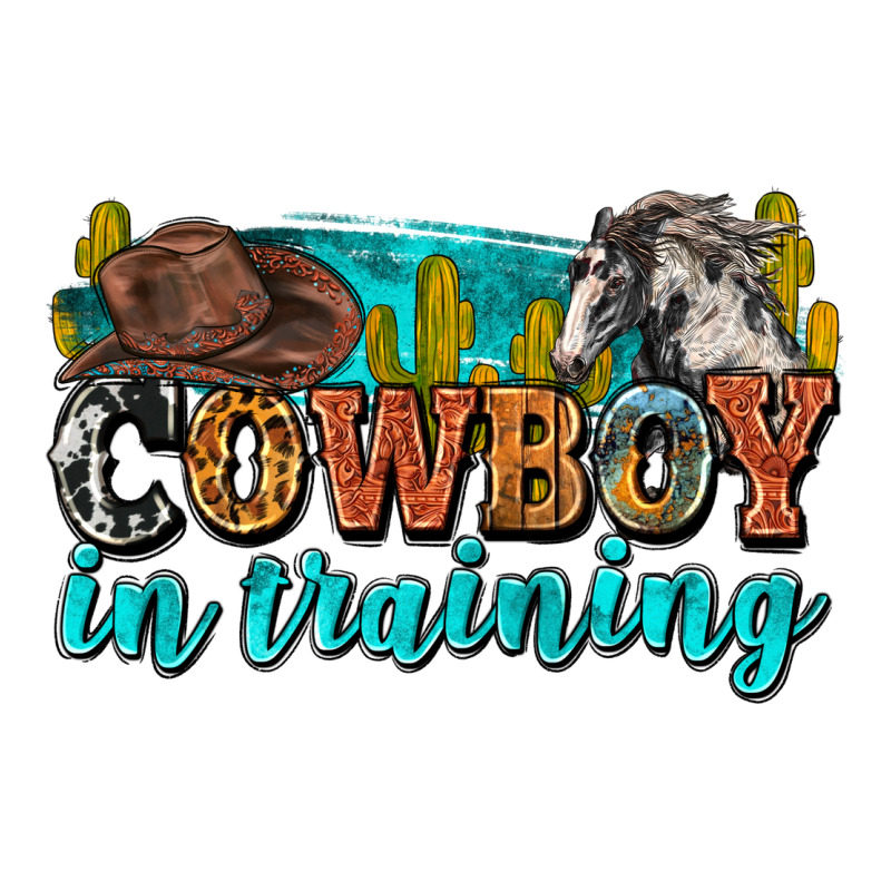 Cowboy In Training Zipper Hoodie by Zillion Design Studio | Teevron