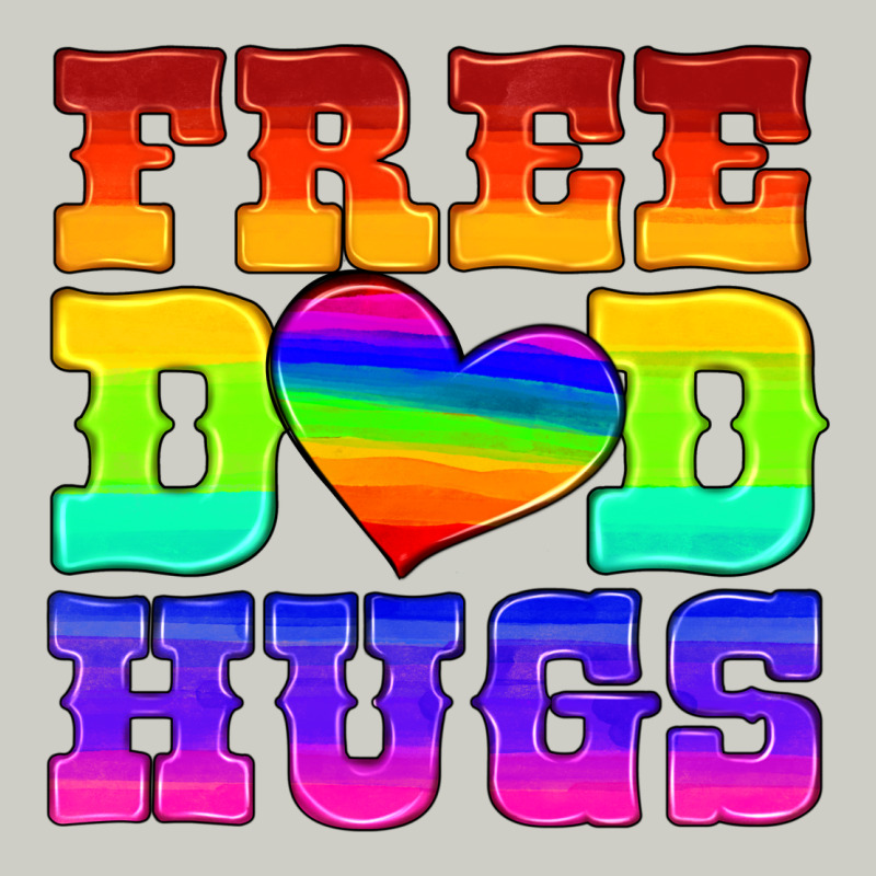 Lgbtq Free Dad Hugs Heavyweight Hoodie by HRA Design Shop | Teevron