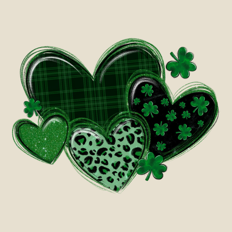 Leopard Hearts St Patricks Day Urban Hoodie by MaliasSmallBusiness | Teevron