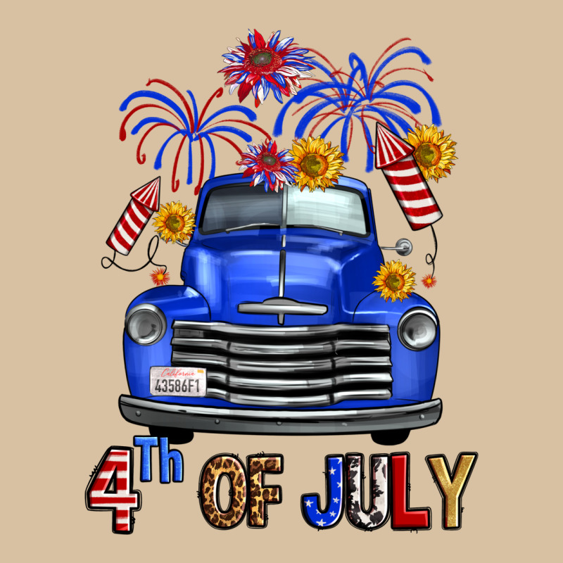 Western Fourth Of July Truck Heavyweight Hoodie by FaDigitalArtStudio | Teevron
