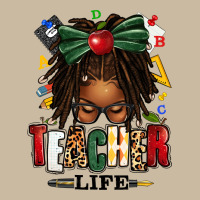 Teacher Life Afro Locs Messy Bun Long Sleeve Tee | Teevron