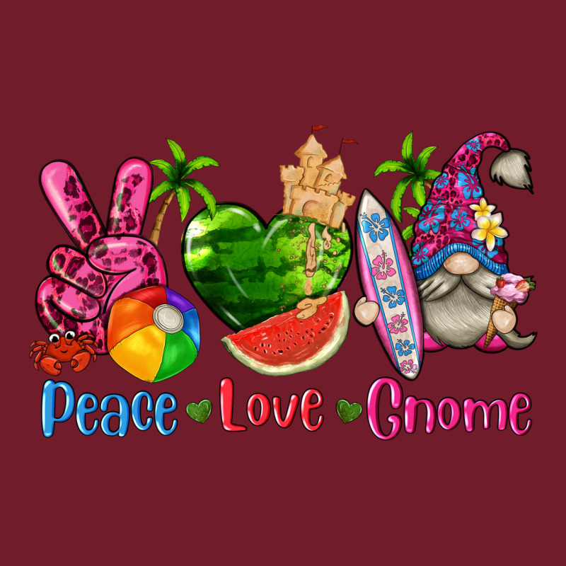 Peace Love Gnome Summer Zipper Hoodie by texasbilliewilder | Teevron