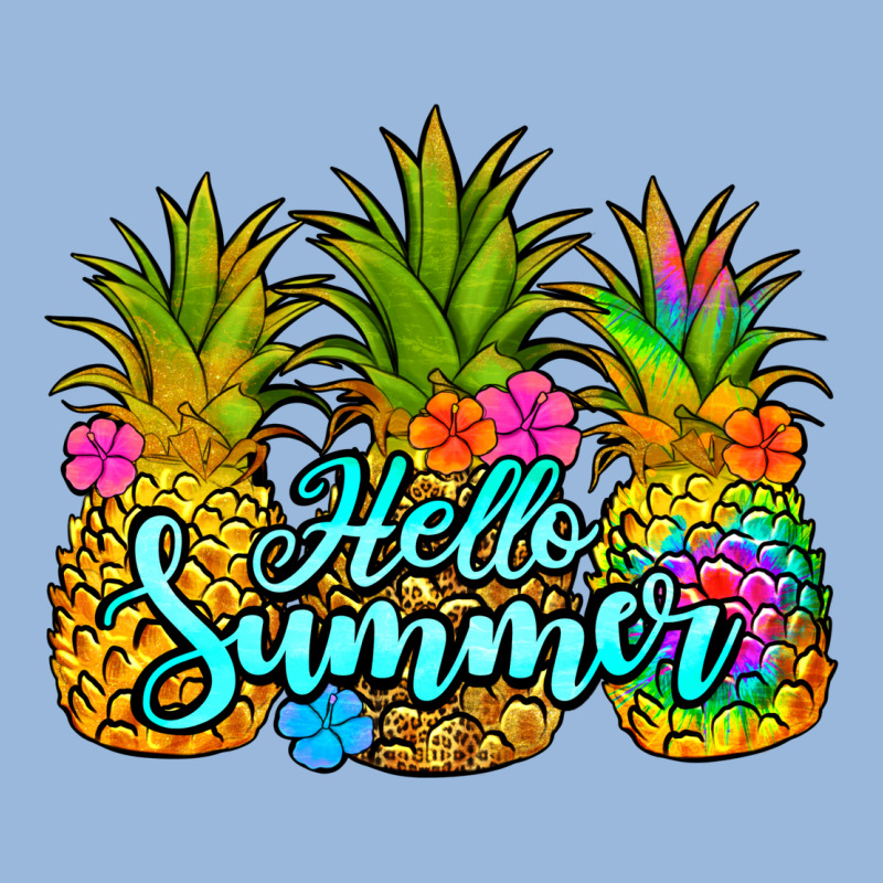 Hello Summer Pineapple Premium Hoodie by Jasminsmagicworld | Teevron