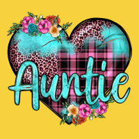 Auntie Leopard Turquoise Heart Premium Sweatshirt | Teevron