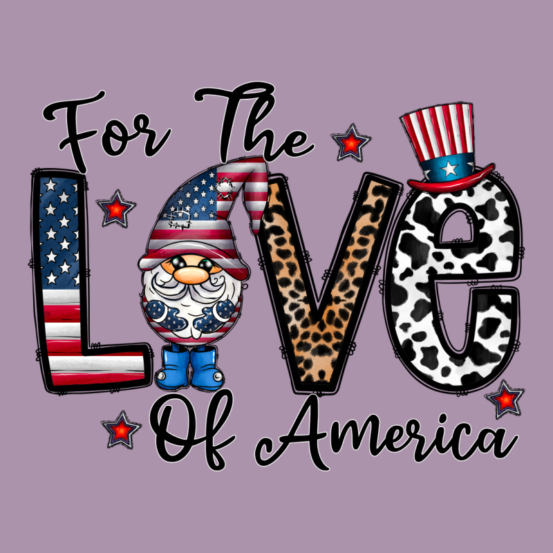For The Lovee Of America Gnome Heavyweight Hoodie by CowhideDigitalArt | Teevron