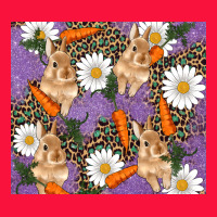 Easter Bunny Carrot Daisys Leopard Glitter Classic Tee | Teevron