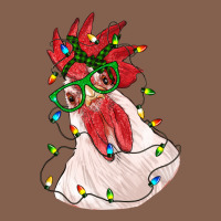 Christmas Rooster With Lights Zipper Hoodie | Teevron