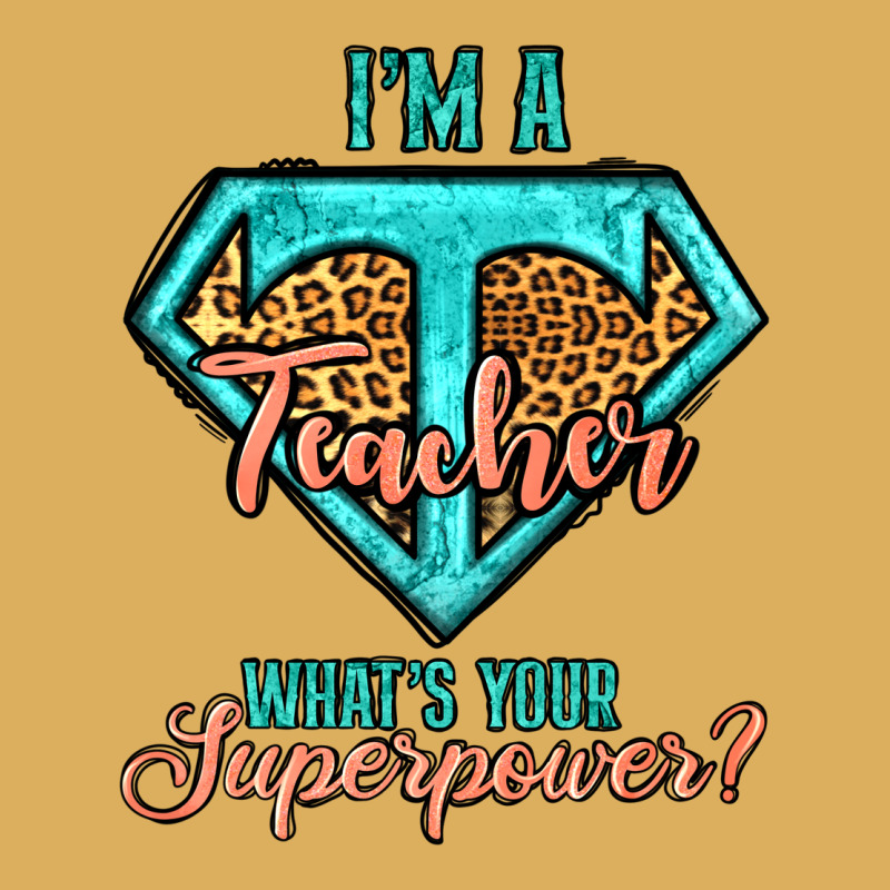 I'm A Teacher What's Your Superpower Leopard Premium Hoodie by Jasminsmagicworld | Teevron
