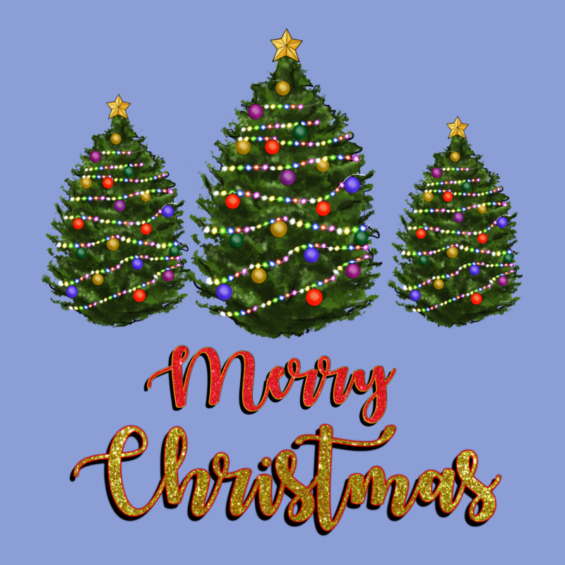 Merry Christmas Trees Long Sleeve Tee by RanaPortraitStore | Teevron