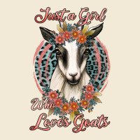 Just A Girl Who Loves Goats Premium Hoodie | Teevron