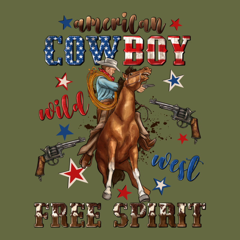 American Cowboy Wild West Free Spirit Long Sleeve Tee by texasbilliewilder | Teevron