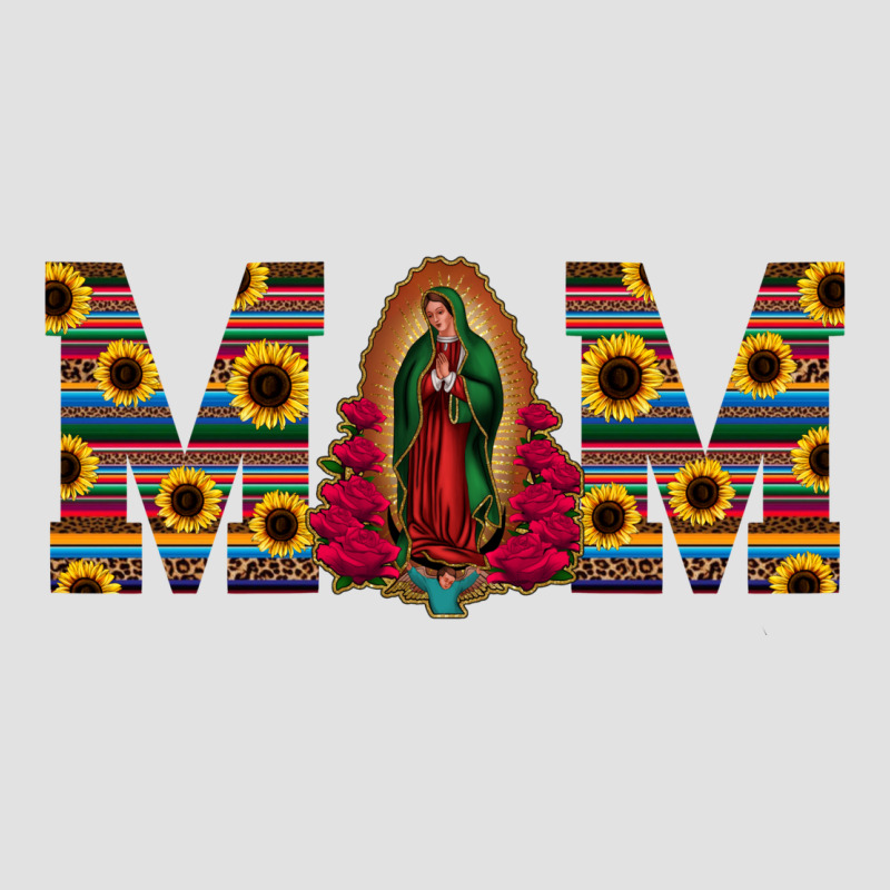 Mom Lady Of Guadalupe  Serape Sunflower Premium Hoodie by Jasminsmagicworld | Teevron