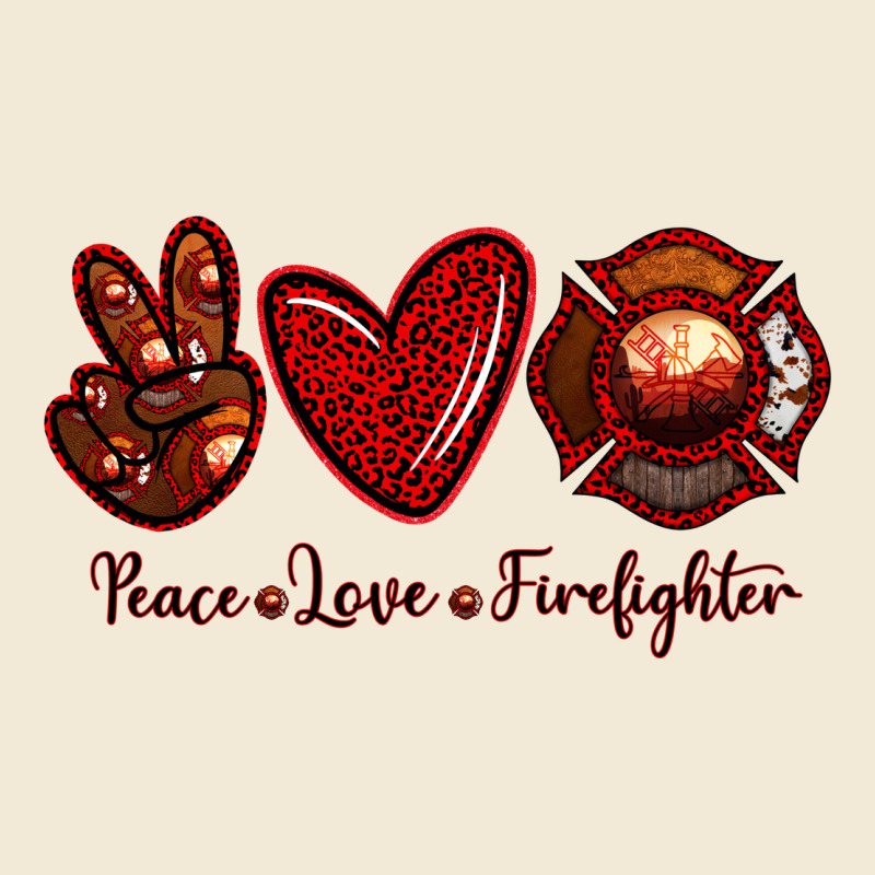 Peace Love Firefighter Premium Hoodie by RanaPortraitStore | Teevron