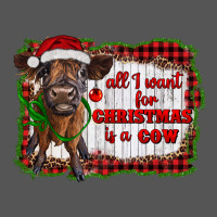 All I Want For Christmas Is A Cow Highland Calf Zipper Hoodie | Teevron