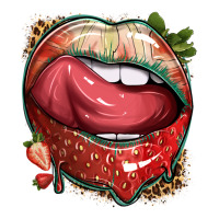 strawberry lips with leopard | Teevron