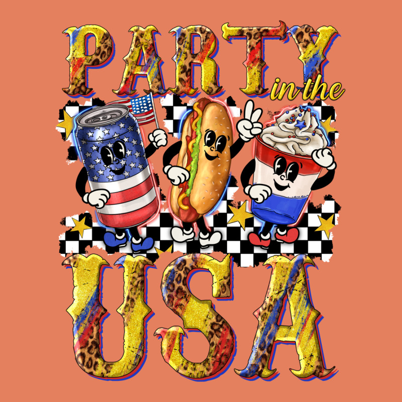 Party In The Usa With Leopard Classic Tee by texasbilliewilder | Teevron