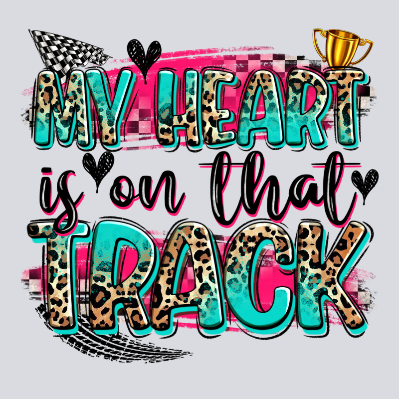 My Heart Is On That Track Zipper Hoodie by Zillion Design Studio | Teevron