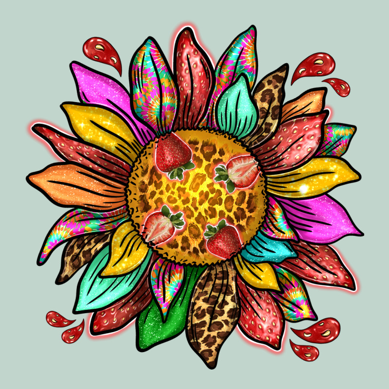 Strawberry Sunflower Zipper Hoodie by texasbilliewilder | Teevron