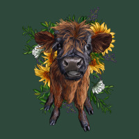 Highland Cow With Sunflower Zipper Hoodie | Teevron