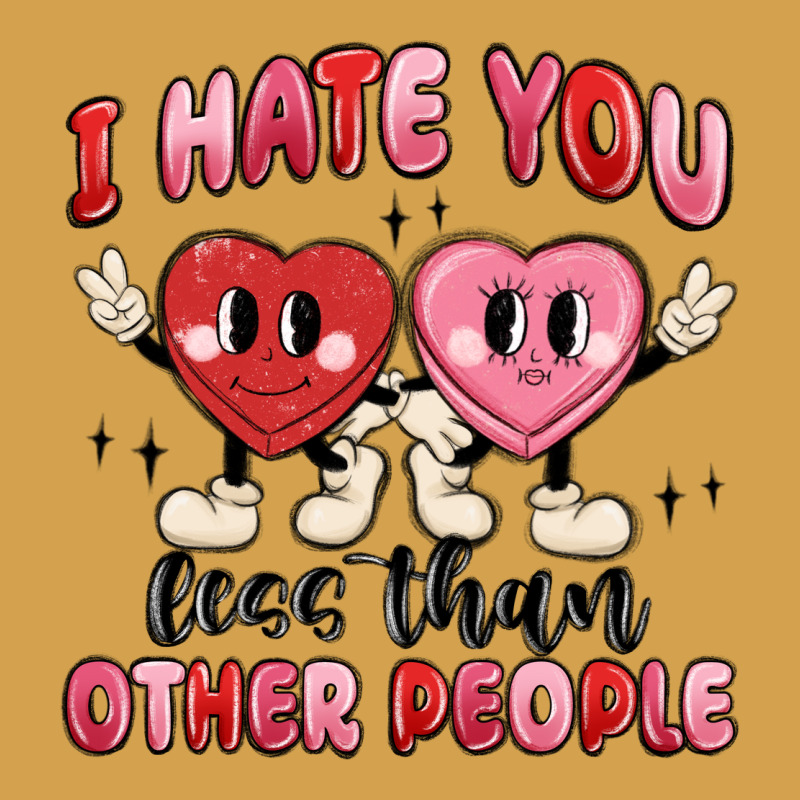I Hate You Less Than Other People Urban Hoodie by MaliasSmallBusiness | Teevron