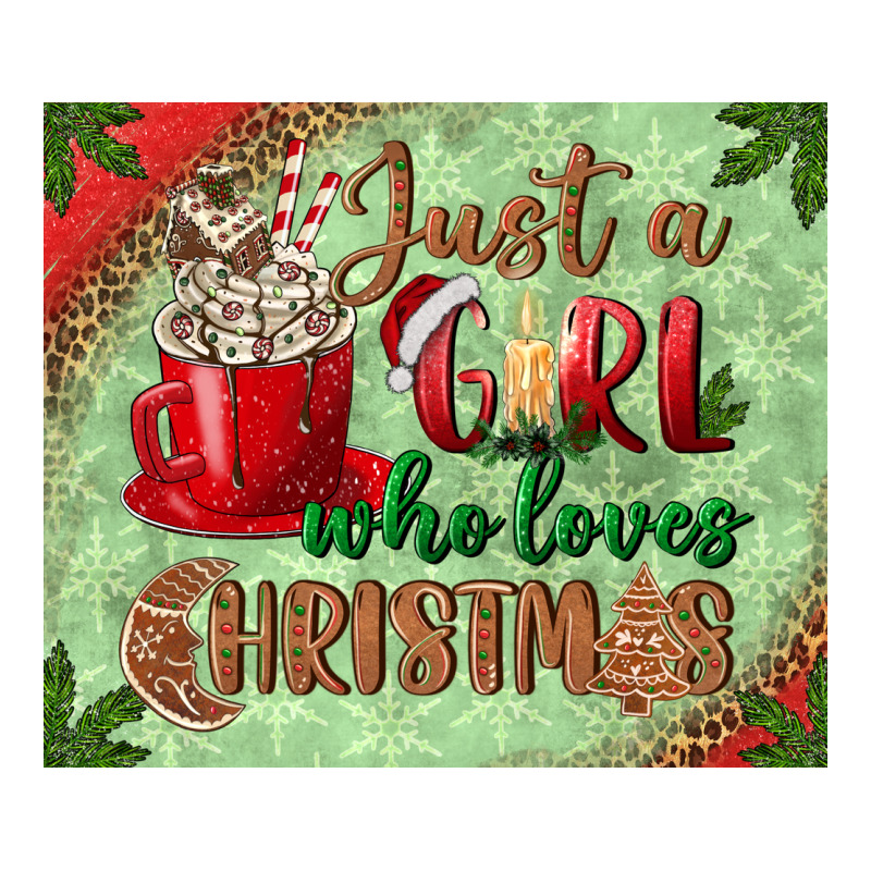 Just A Girl Who Loves Christmas Mousepad Premium Sweatshirt by BundleAndBundleShop | Teevron