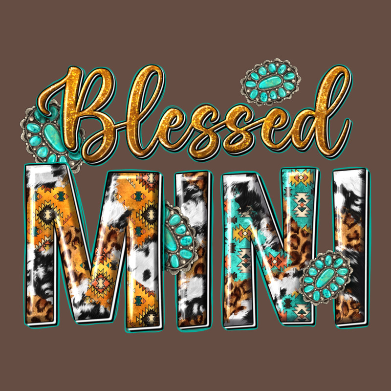 Blessed Mini With Leopard And Aztec Long Sleeve Tee by texasbilliewilder | Teevron
