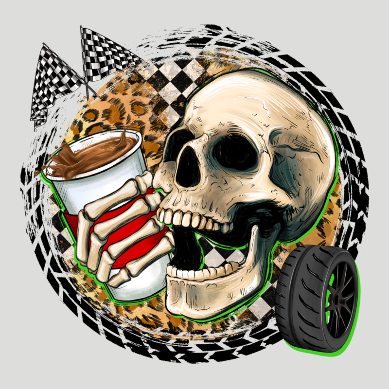 Race Skull Zipper Hoodie by Zillion Design Studio | Teevron