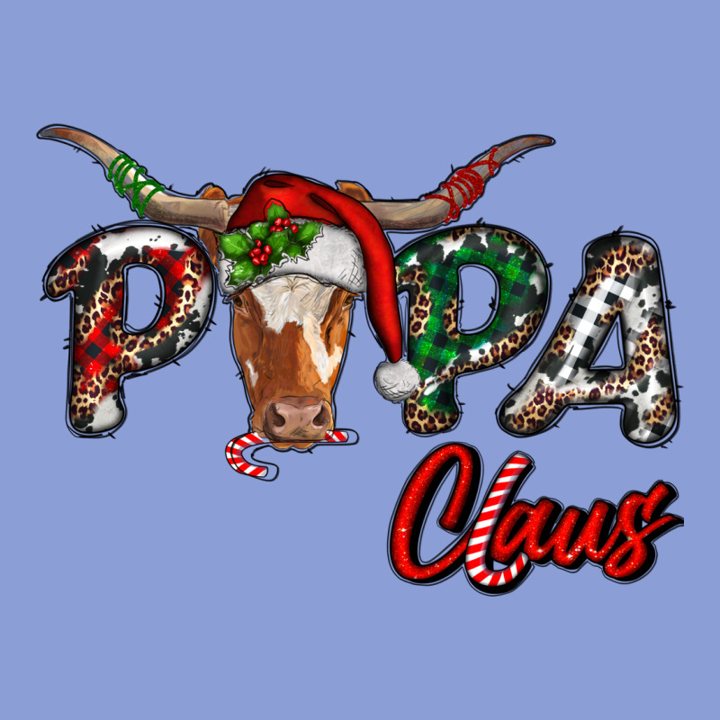 Papa Claus With Long Horn Western Christmas Long Sleeve Tee by RanaPortraitStore | Teevron