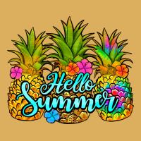 Hello Summer Pineapple Premium Hoodie | Teevron