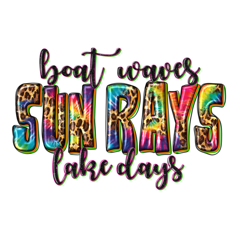 Boat Waves Sun Rays Lake Days Long Sleeve Tee by texasbilliewilder | Teevron