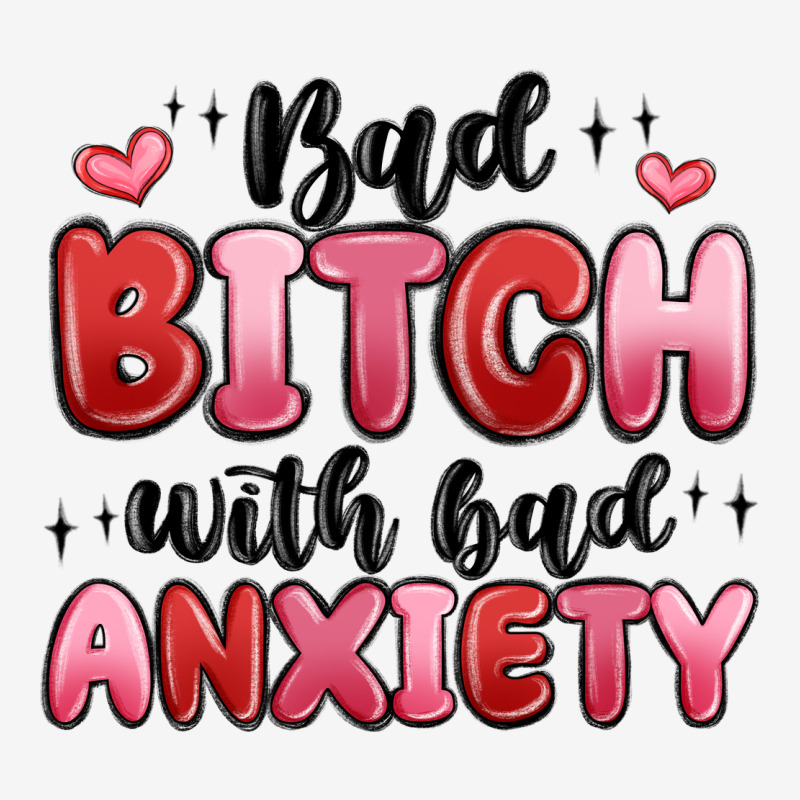 Bad Bitch With Bad Anxiety Urban Hoodie by MaliasSmallBusiness | Teevron