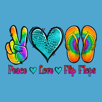 Peace Love Flips Flops Premium Hoodie | Teevron