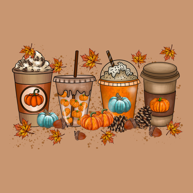 Fall Coffee Drink Heavyweight Hoodie by RacoonDesign | Teevron