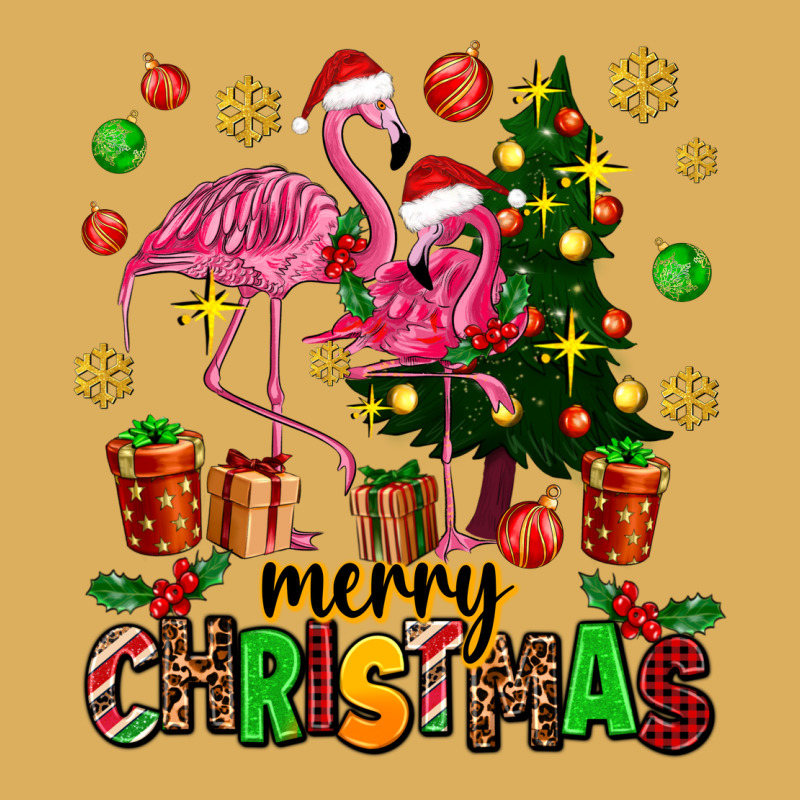 Flamingo Merry Christmas Premium Hoodie by AdoDesignShop | Teevron
