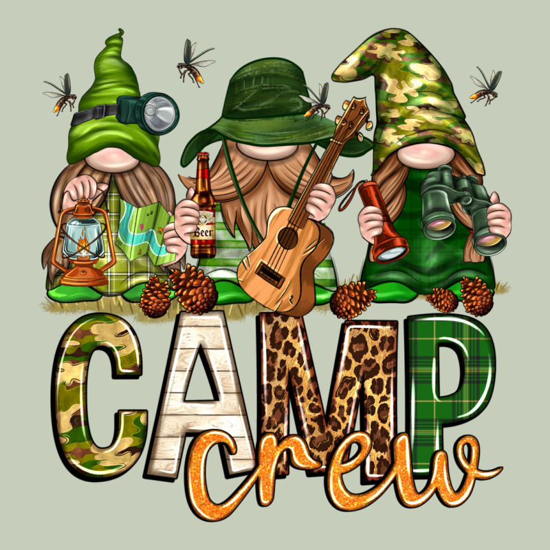 Camp Crew With Gnomies Long Sleeve Tee by texasbilliewilder | Teevron