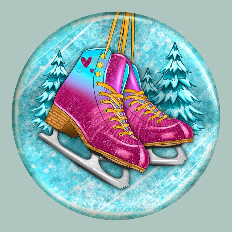 Ice Skate Christmas Ornament Premium Sweatshirt by BundleAndBundleShop | Teevron