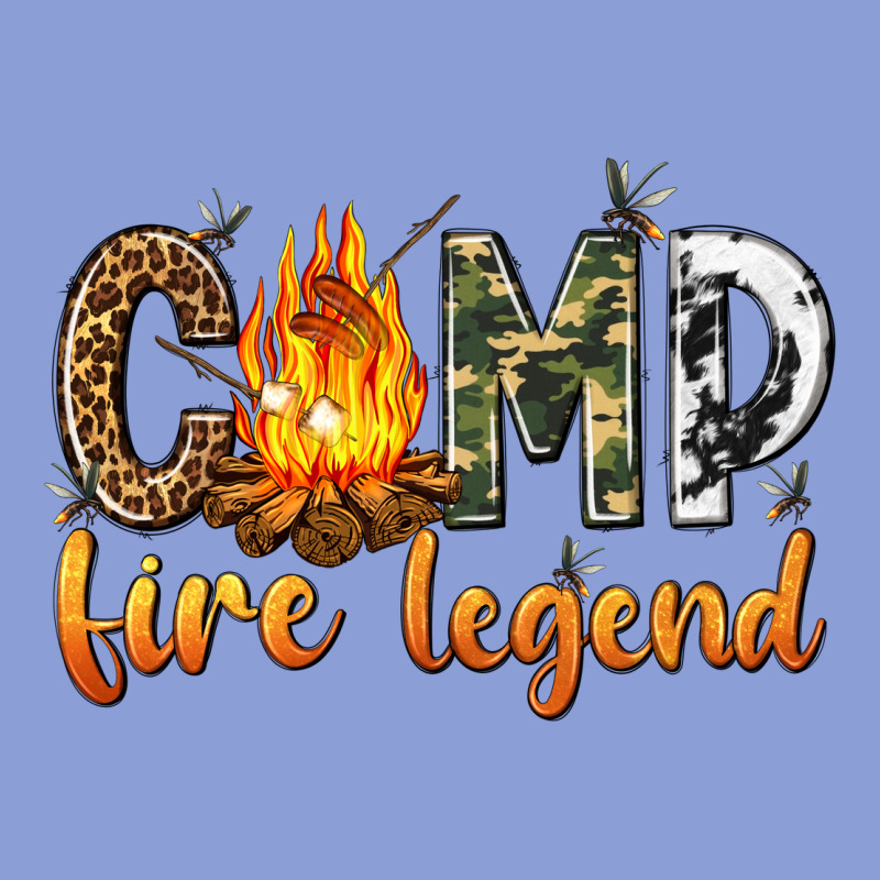 Camp Fire Legend With Fire Long Sleeve Tee by texasbilliewilder | Teevron