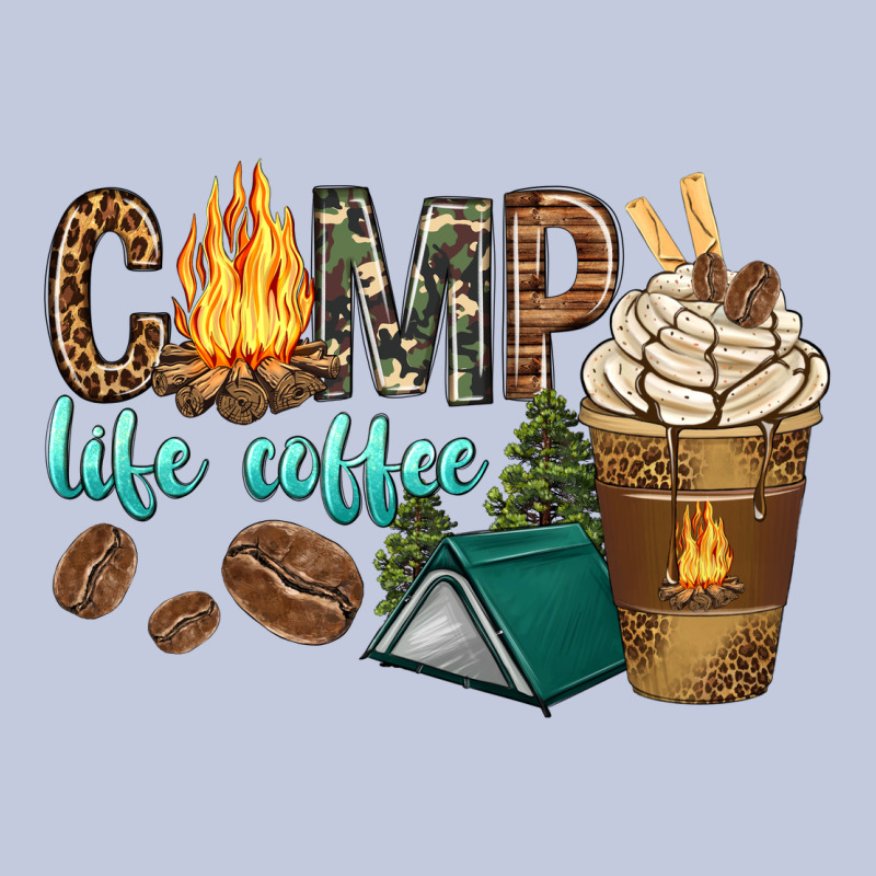 Camp Life Coffee With Coffee Cup Long Sleeve Tee by texasbilliewilder | Teevron