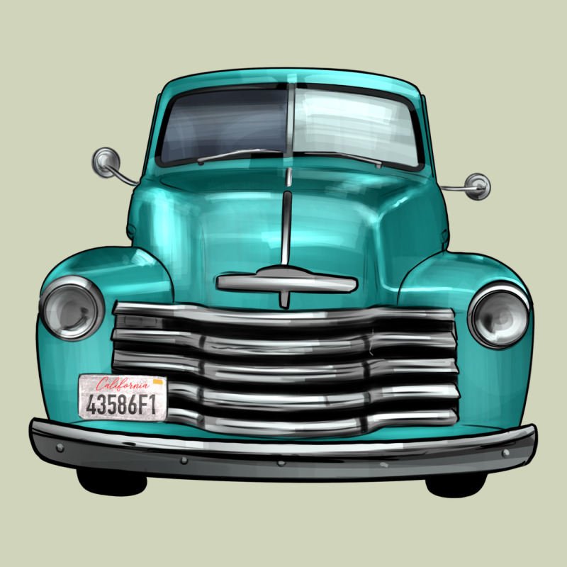 Western Truck Front View Heavyweight Hoodie by FaDigitalArtStudio | Teevron