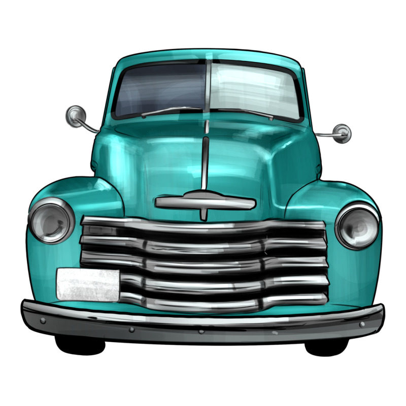 Western Truck Front View Heavyweight Hoodie by FaDigitalArtStudio | Teevron