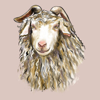 Angora Goat Face Premium Hoodie | Teevron