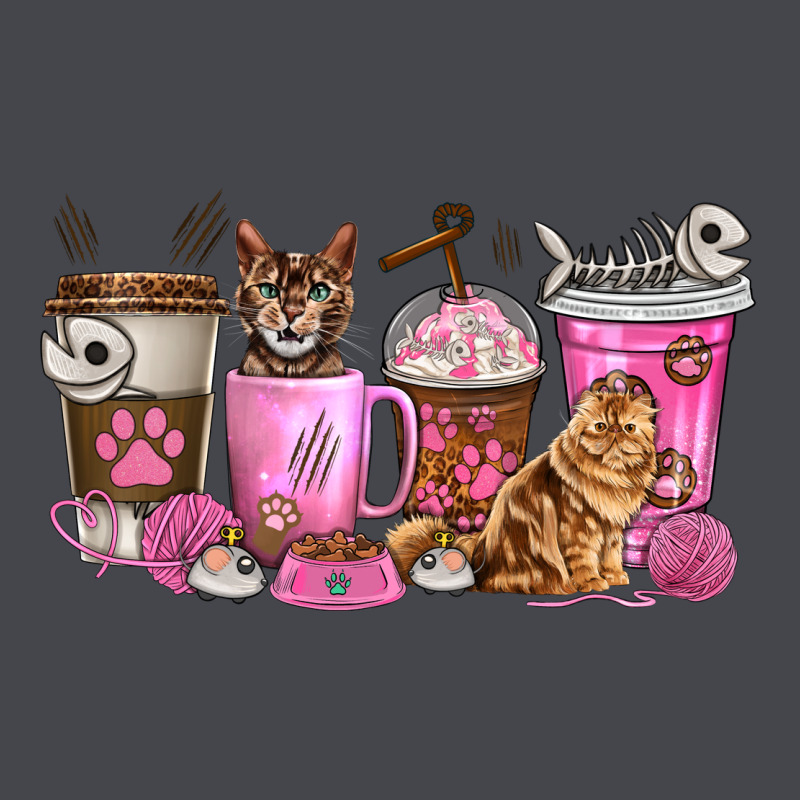 Cat Coffee Cups Long Sleeve Tee by texasbilliewilder | Teevron