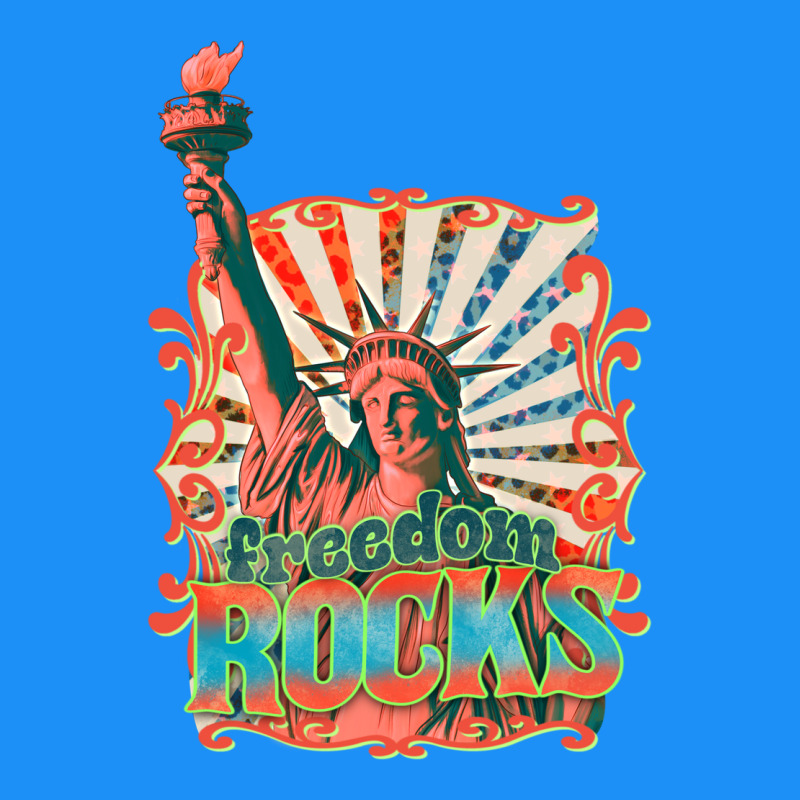 Retro Freedom Rocks Billie Wilder Classic Tee by texasbilliewilder | Teevron