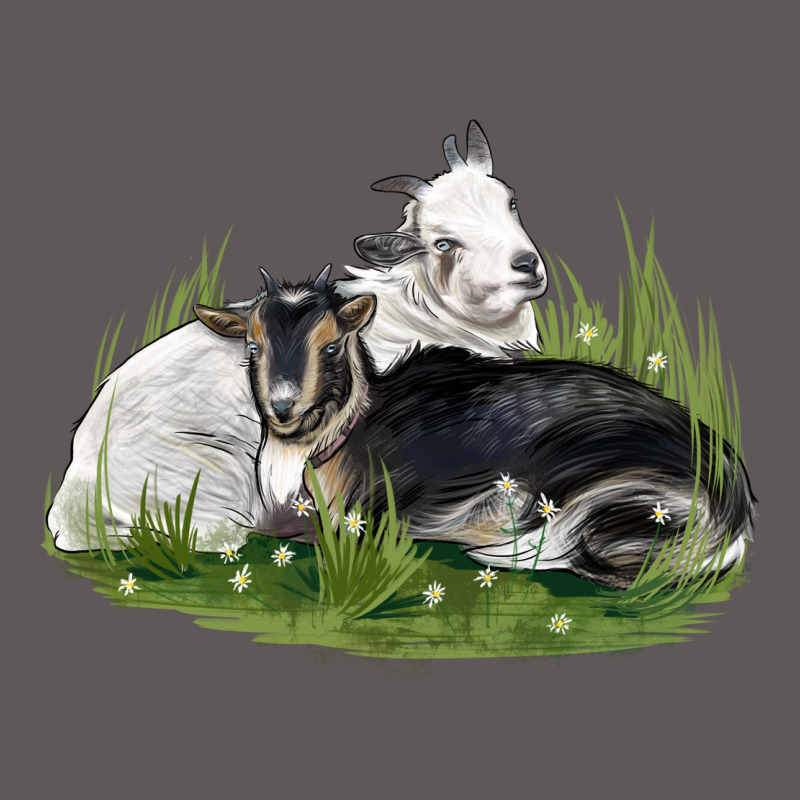 Two Baby Nigerian Dwarf Goat Premium Hoodie by LillyAllenDesigns | Teevron