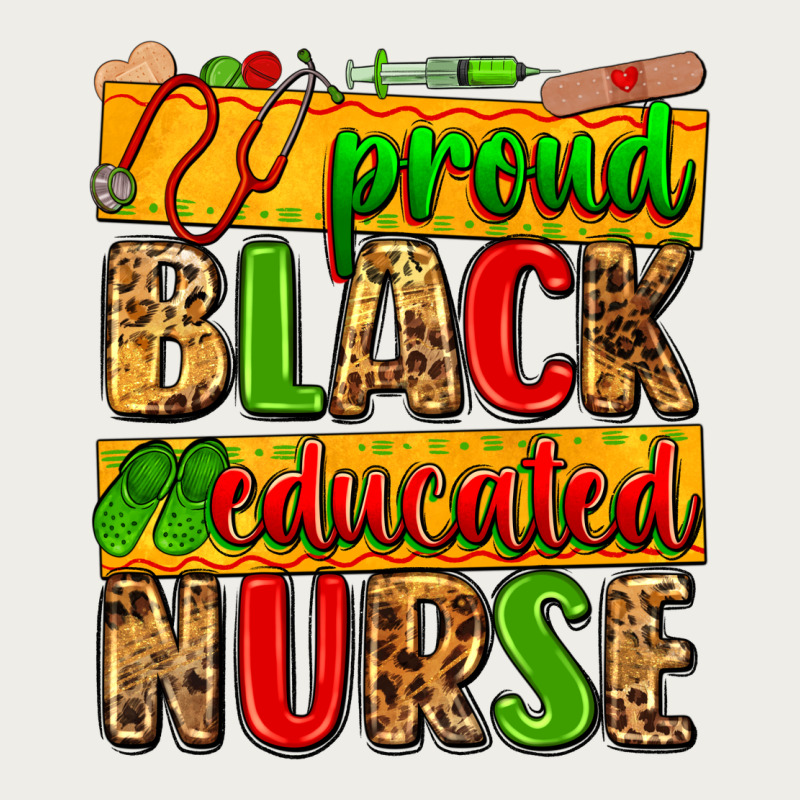 Proud Black Educated Nurse Zipper Hoodie by Zillion Design Studio | Teevron