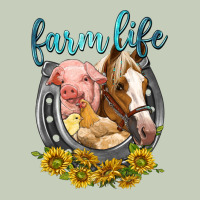 Chicken Pig Horse Farm Life Long Sleeve Tee | Teevron