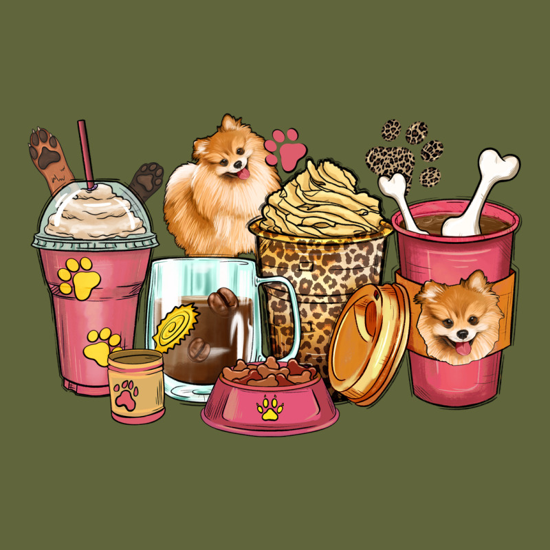 Pomeranian Coffee Cups Classic Tee by Zillion Design Studio | Teevron