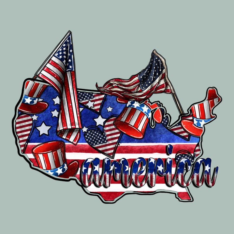 America Heavyweight Hoodie by CowhideDigitalArt | Teevron