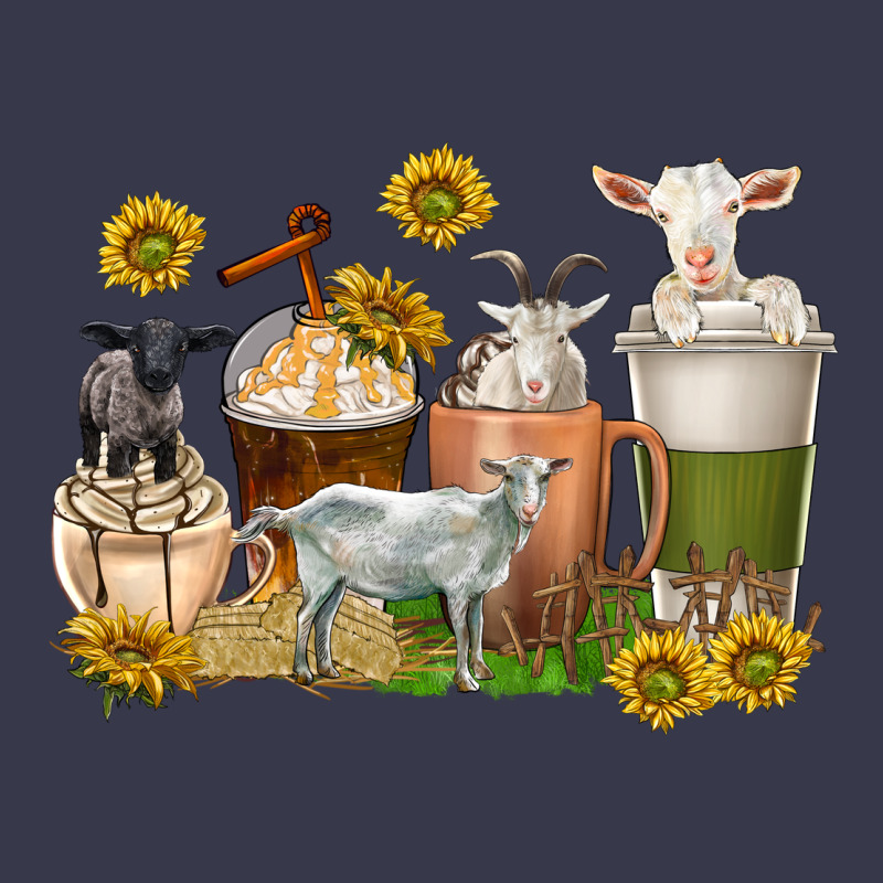 Coffee Cups Goats Long Sleeve Tee by texasbilliewilder | Teevron